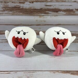 2x Super Mario All Star Collection Boo Plush Stuffed Toy S Japan